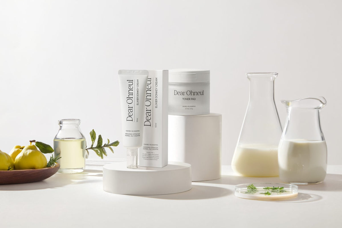 DEAR OHNEUL Elixier Donkey Cream veido kremas su asilės pienu - produkto nuotrauka